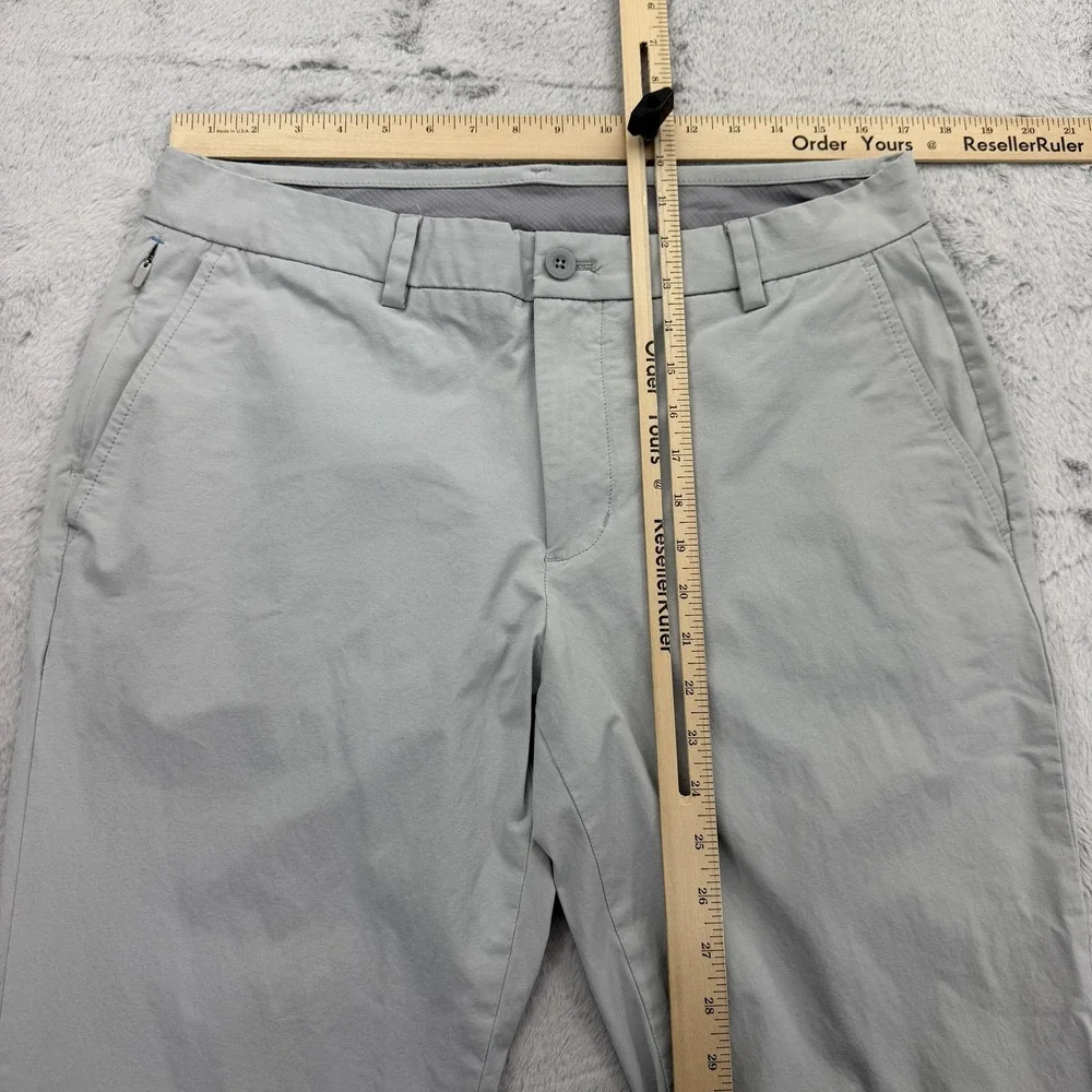 Vineyard Vines Pants Mens 34 X 32 Gray Chino Microfiber Stretch On-The-Go Pant